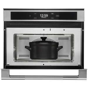 JennAir Rise 24 in. 1.4 cu. ft. Smart Speed Electric Single Wall Oven with True European Convection & Sensor Cooking - Stainless Steel, , hires