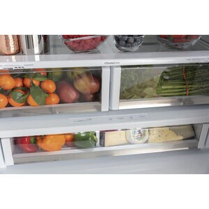 Cafe 36 in. 23.1 cu. ft. Smart Counter Depth French Door Refrigerator with Internal Water Dispenser - Matte Black, Matte Black, hires