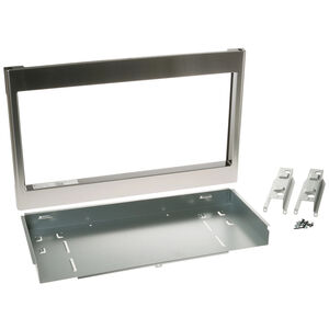 GE 27 in. Trim Kit for Built-In Microwaves - Stainless Steel, , hires