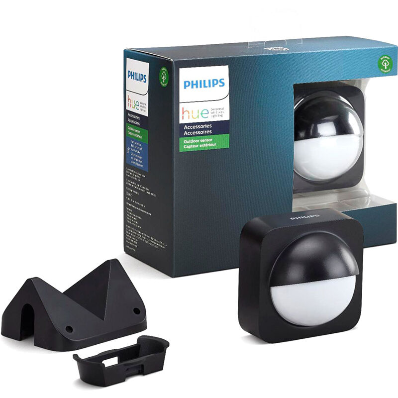 Philips - Hue Outdoor Motion Sensor - Black And White | P.C.