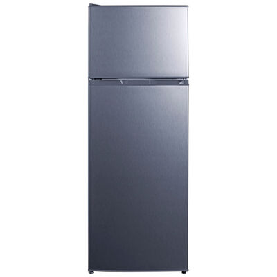 Summit 22 in. 7.4 cu. ft. Top Freezer Refrigerator - Stainless Look | CP978PLLHD