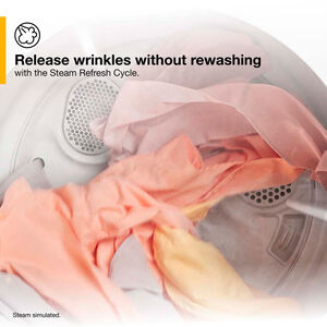 Whirlpool 29 in. 7.0 cu. ft. Electric Dryer with Moisture Sensing Dryer & Steam Cycle - White, , hires