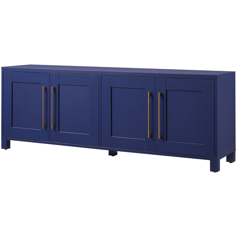 Preston & Cole Daphne 68" Wide TV Stand for TVs up to 75" - Dark Blue, , hires