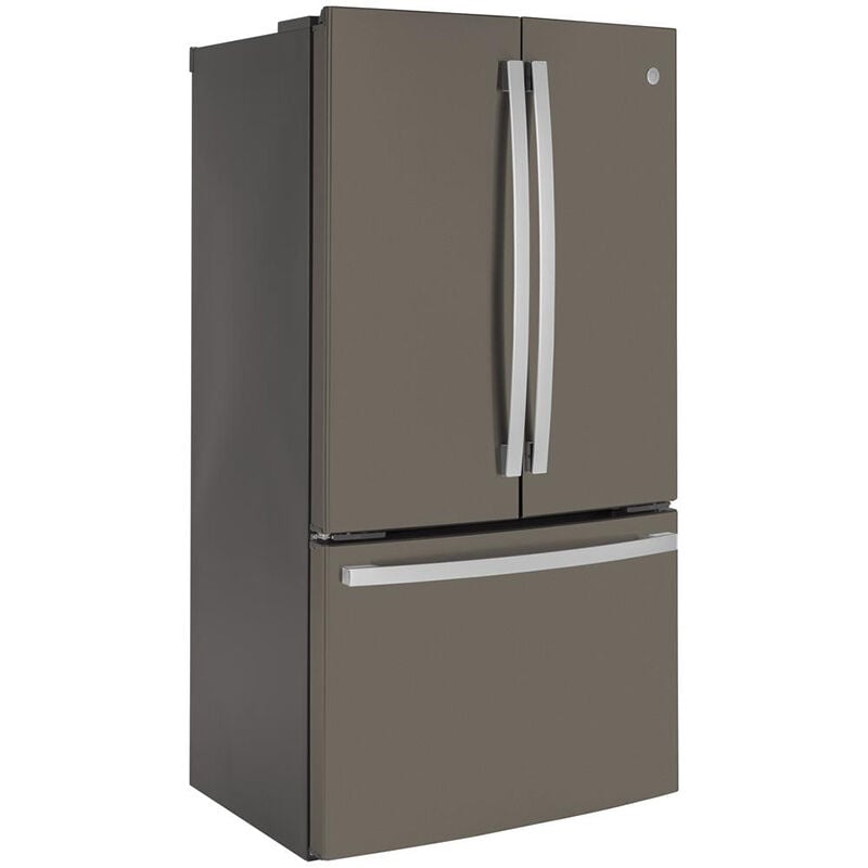 GE 36 in. 23.1 cu. ft. Counter Depth French Door Refrigerator with Ice Maker - Fingerprint Resistant Slate, Slate, hires