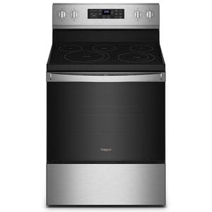 Whirlpool 30 in. 5.3 cu. ft. Air Fry Standard Convection Electric Range with Radiant Burners - Stainless Steel, , hires