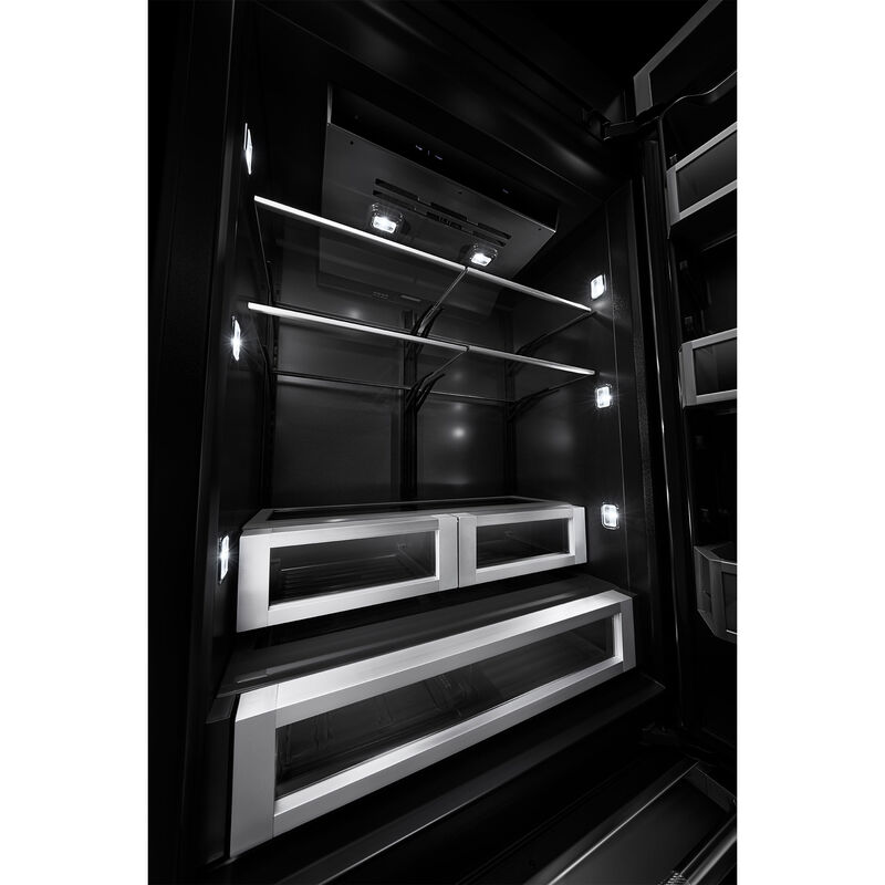 JennAir 36 in. Left-Hinged Built-In 20.9 cu. ft. Counter Depth Bottom Freezer Refrigerator - Custom Panel Ready, , hires