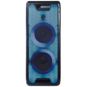 Gemini Dual 8" Bluetooth Speaker System with LED Party Lighting - Black, , hires