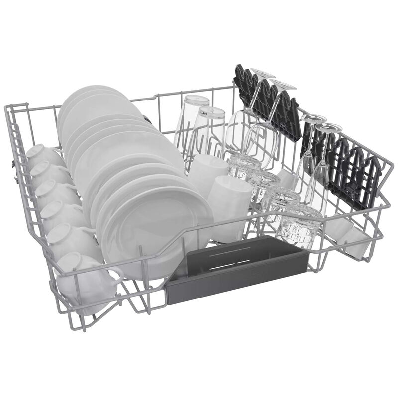 Bosch 800 Series 24 in. Smart Built-In Dishwasher with Top Control, 42 dBA Sound Level, 15 Place Settings, 6 Wash Cycles & Sanitize Cycle - Custom Panel Ready, , hires