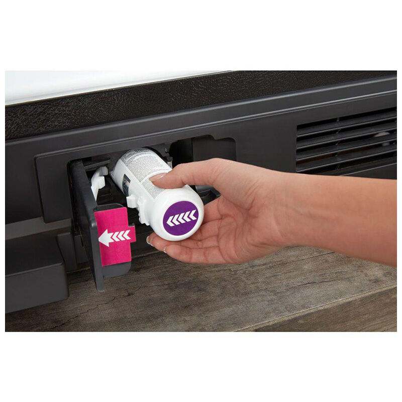 Amana 36 in. 24.6 cu. ft. Side by Side Refrigerator with Ice & Water Dispenser - Black, Black, hires