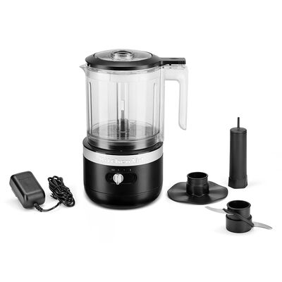 KitchenAid 5-Cup Cordless Food Chopper - Black | KFCB519BM