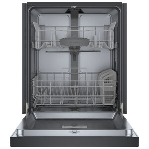 Bosch 300 Series 24 in. Front Control Smart Dishwasher with 48 dBa Sound Level & PureDry - Black, , hires
