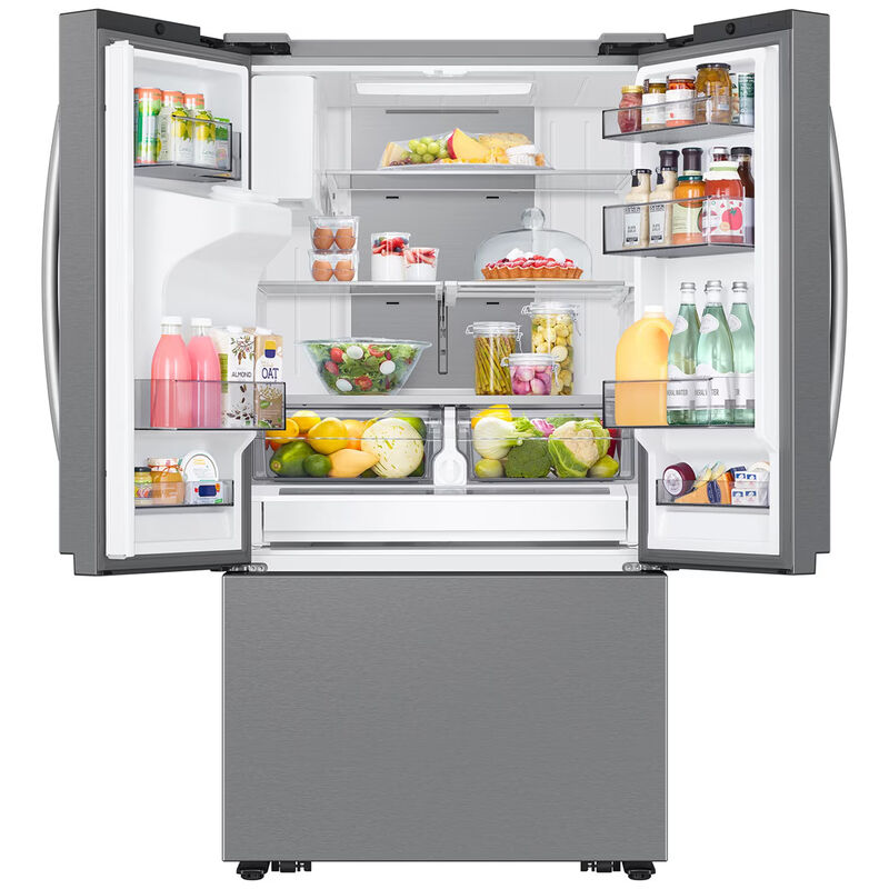 Samsung 36 in. 25 cu. ft. Smart Counter Depth French Door Refrigerator with Ice & Water Dispenser - Fingerprint Resistant Stainless, , hires