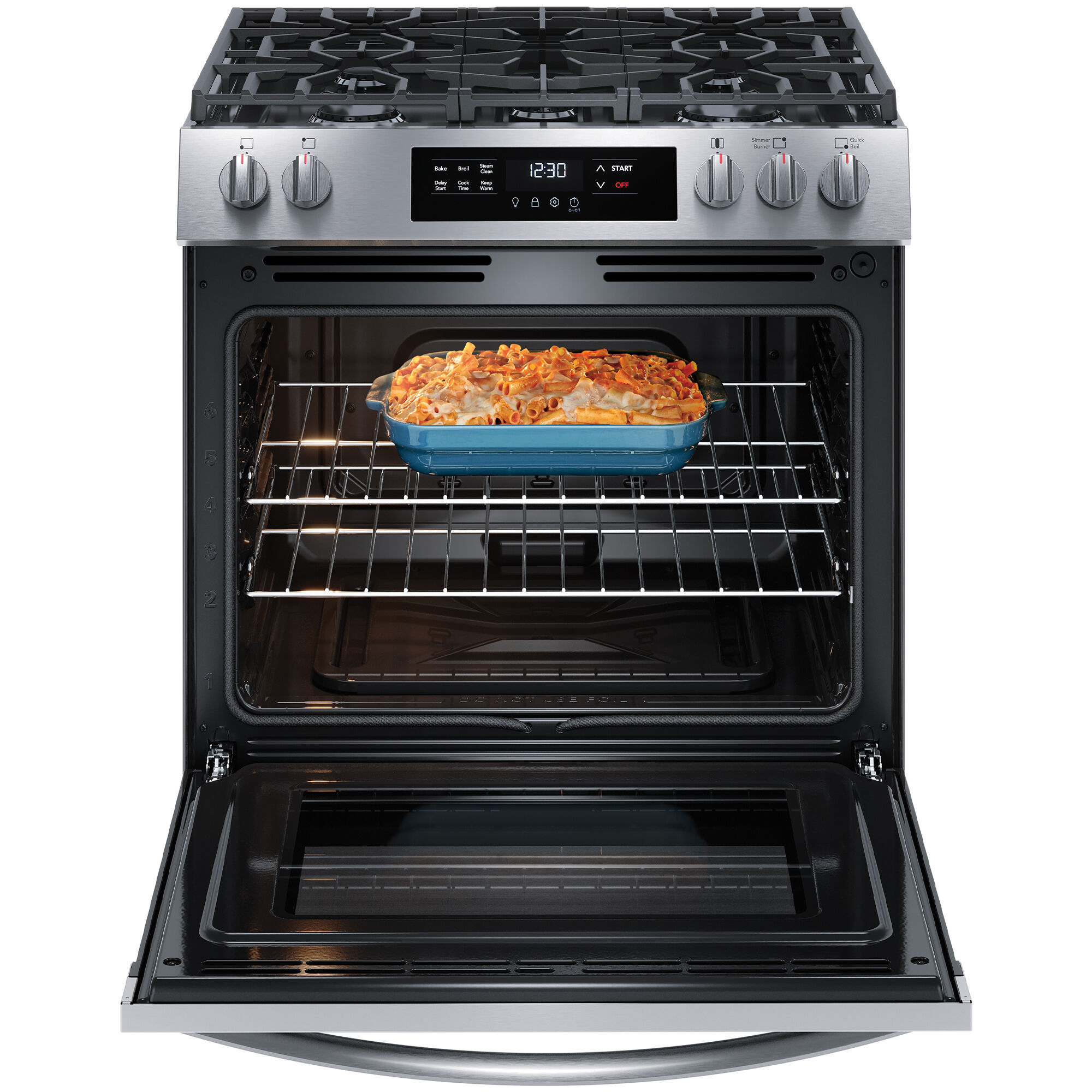 Frigidaire 30 in. 5.1 cu. ft. Oven Slide In Gas Range with 5