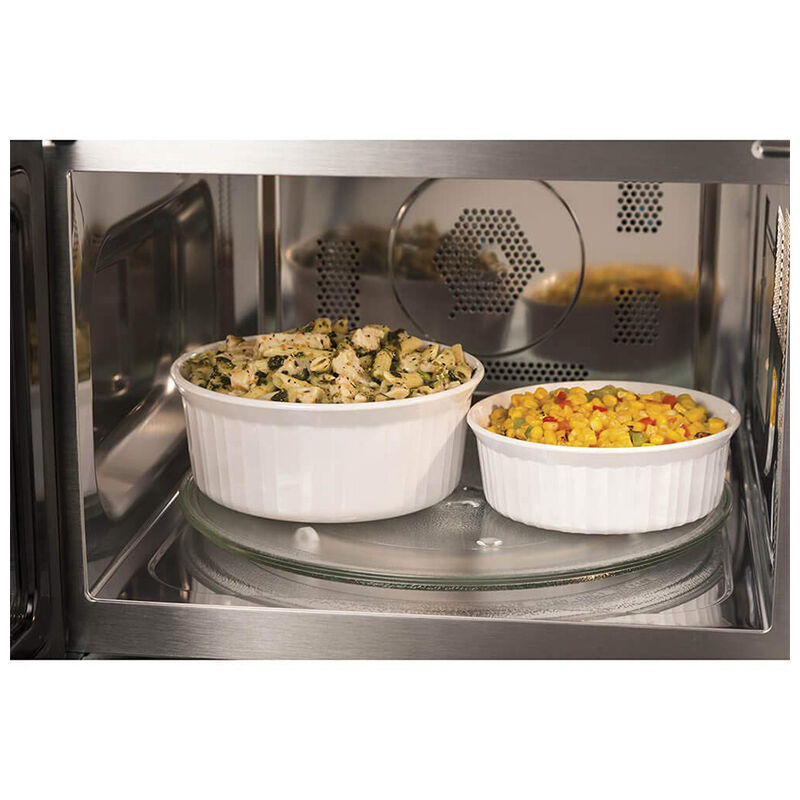 GE Profile 22inch 1.5 Cu. Ft. Countertop Microwave with 10 Power Levels &  Sensor Cooking Controls - Stainless Steel