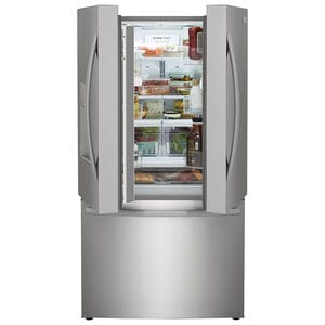 Frigidaire 36 in. 27.8 cu. ft. French Door Refrigerator with Ice & Water Dispenser - Stainless Steel, Stainless Steel, hires