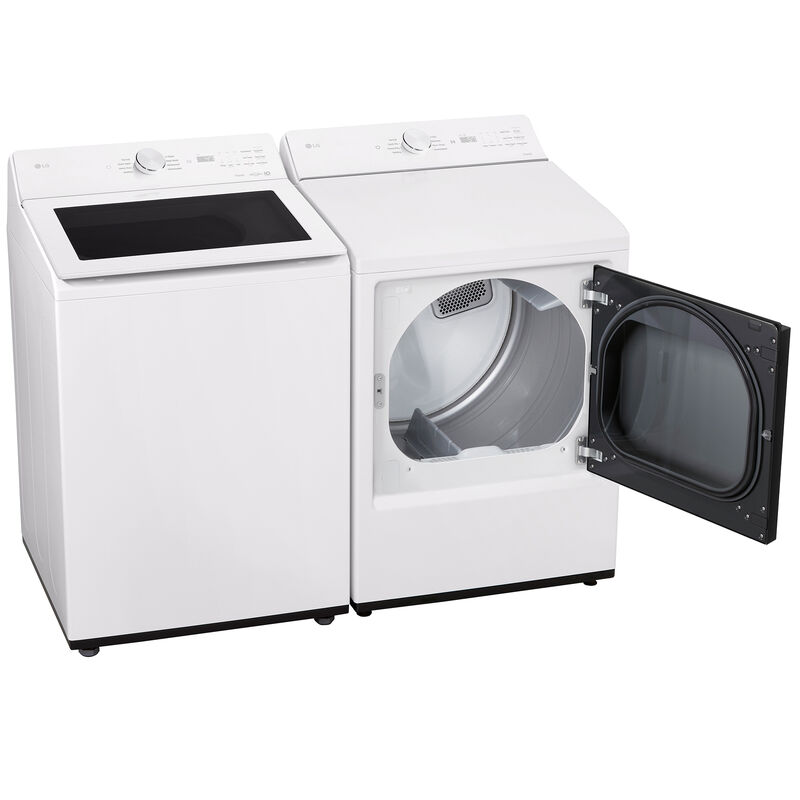 LG 27 in. 7.3 cu. ft. Smart Gas Dryer with AI Sensor Dry - Alphine White, Alpine White, hires