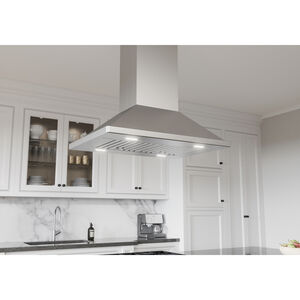 Zephyr 36 in. Smart Convertible Chimney Style Range Hood with 700 CFM, 6 Fan Speeds & 4 LED Lights - Stainless Steel, , hires