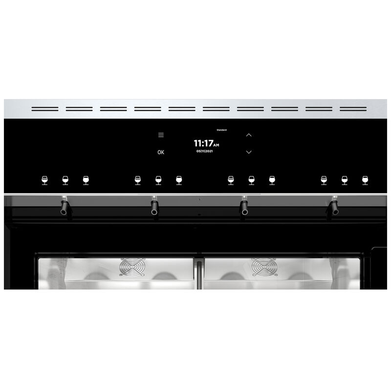 Dacor 24 in. Compact Built-In Wine Cooler with 4 Bottle Capacity, Dual Temperature Zone & Digital Control - Black, , hires