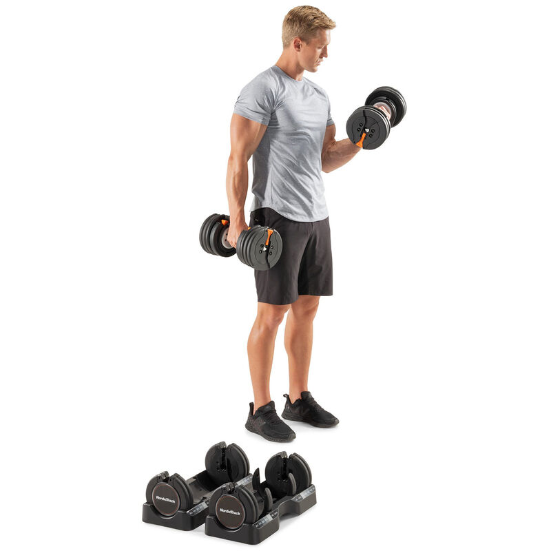 NordicTrack 55 Lb. Select-A-Weight Dumbbell Set, , hires
