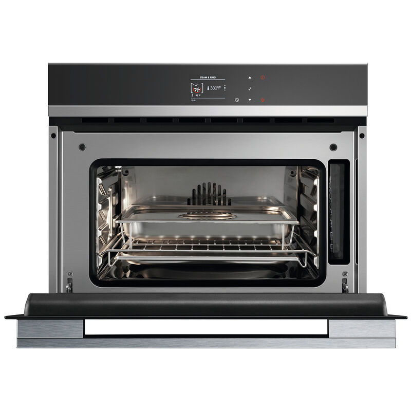 Fisher & Paykel Series 9 24 in. 1.3 cu. ft. Steam Electric Single Wall Oven with True European Convection - Stainless Steel, , hires