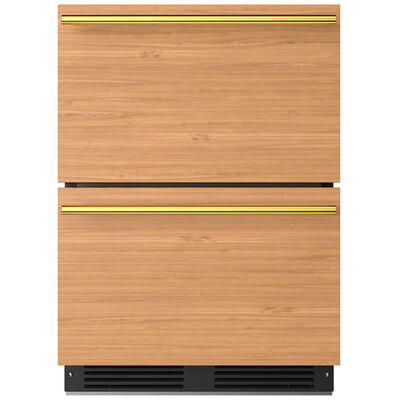 XO 24 in. 5.2 cu. ft. Double Refrigerator Drawers - Custom Panel Ready | XOU24RDO