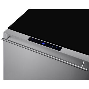 Summit 24 in. 3.7 cu. ft. Drawer Compact Freezer with Digital Control - Stainless Steel/Panel Ready, , hires
