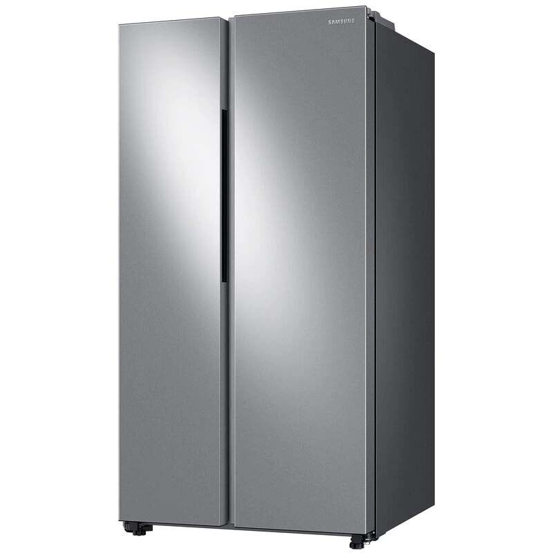 Samsung 36 in. 28 cu. ft. Smart Side by Side Refrigerator with Ice Maker - Stainless Steel, Stainless Steel, hires