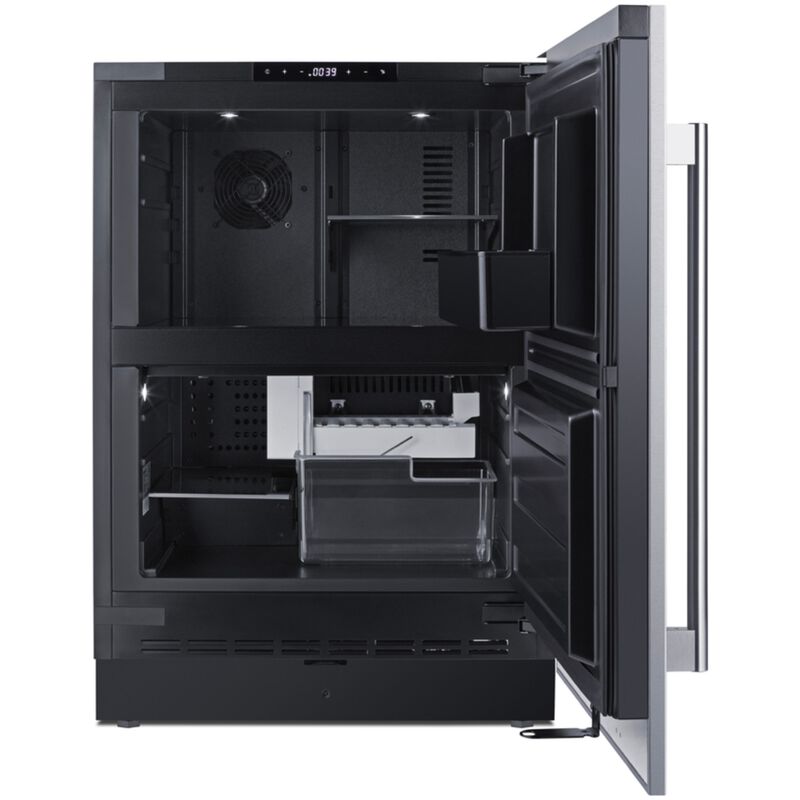 Summit 24 in. 3.2 cu. ft. Undercounter Refrigerator - Stainless Steel, , hires