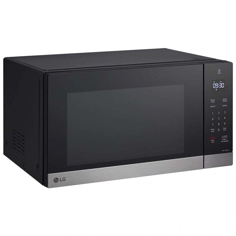 LG 21 in. 1.5 cu. ft. Countertop Microwave with 10 Power Levels Sensor Cooking Controls Stainless Steel