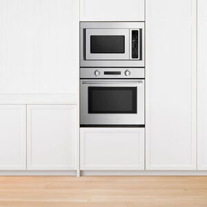 Fisher Paykel Pro Series 7 30 in. 4.1 cu. ft. Electric Single Wall Oven with True European Convection - Stainless Steel, , hires