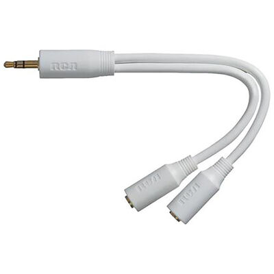 RCA Y adapter cable for 3.5mm jacks | AH742Z