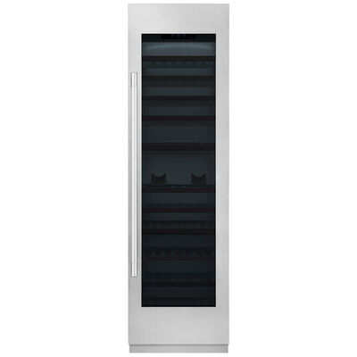 Signature Kitchen Suite 24 in. Built-In Smart Wine Cooler with 113 Bottle Capacity, Triple Temperature Zone & Digital Control - Custom Panel Ready | SKSCW241RP