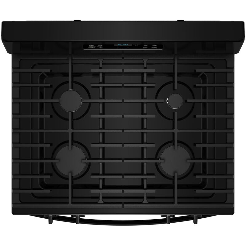 Whirlpool 30 in. 5.1 cu. ft. Gas Range with 4 Sealed Burners - Black, , hires