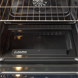 GE 30 in. 5.3 cu. ft. Smart Air Fry Standard Convection Slide-In Gas Range with 5 Sealed Burners & Griddle - White, , hires