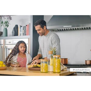 Thermador Professional Series 36 in. Ducted Chimney Style Range Hood with 4 Fan Speeds & 2 LED Lights - Stainless Steel, , hires