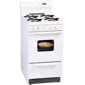 Premier 20 in. 2.4 cu. ft. Oven Freestanding Gas Range with 4 Open Burners - White, , hires
