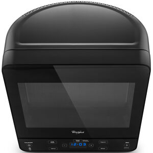 Whirlpool 16 in. 0.5 cu.ft Countertop Microwave with 10 Power Levels - Black, Black, hires