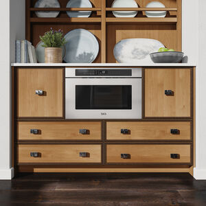 SKS 24 in. 1.2 cu. ft. 900W Drawer Microwave with Sensor Cooking - Stainless Steel, , hires