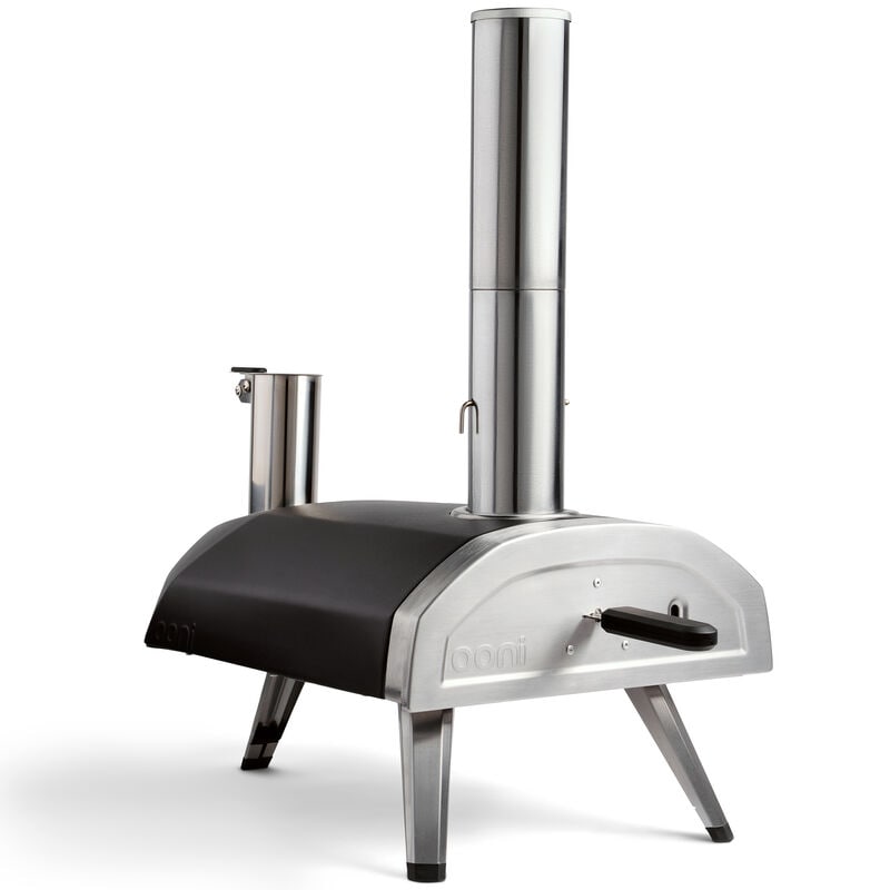 Ooni Fyra 12 Wood Pellet Pizza Oven - Black with Stainless Steel, , hires