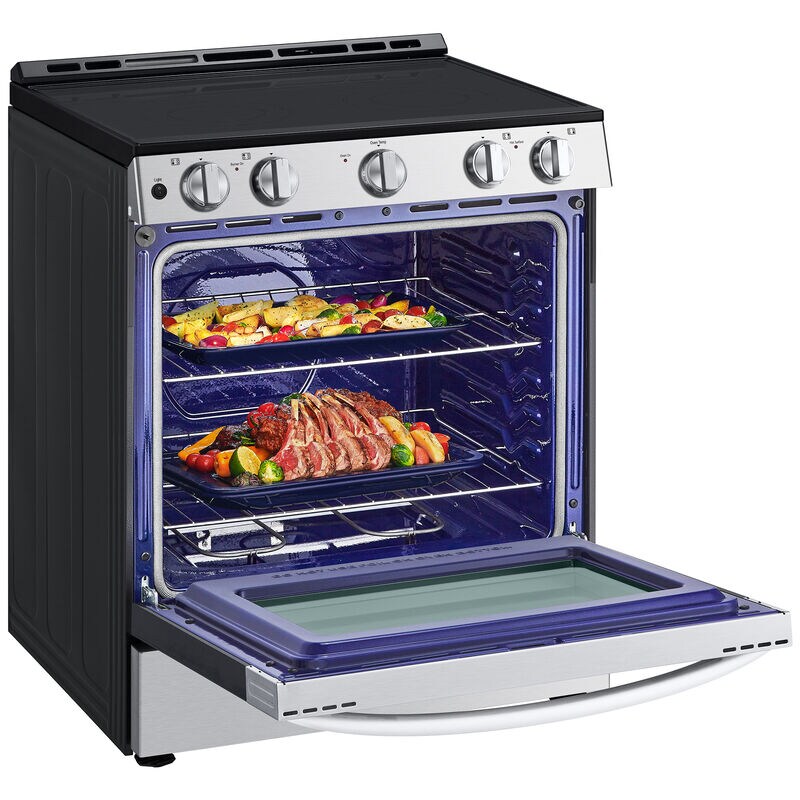LG 30 in. 6.3 cu. ft. Slide-In Electric Range with Radiant Burners - Stainless Steel, , hires