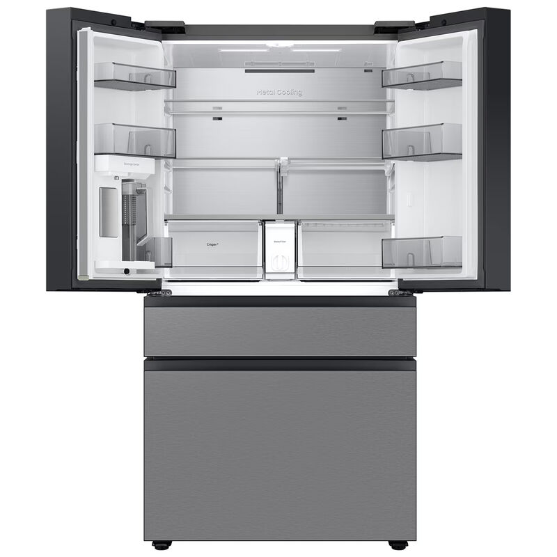 Samsung Bespoke 36 in. 22.9 cu. ft. Smart Counter Depth 4-Door French Door Refrigerator with Internal Water Autofill Pitcher & Beverage Center - Fingerprint Resistant Stainless Steel, , hires