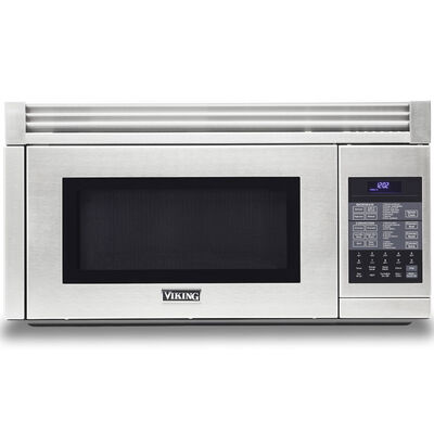 Viking 3 Series 30" 1.1 Cu. Ft. Over-the-Range Microwave with 11 Power Levels, 300 CFM & Sensor Cooking Controls - Stainless Steel | RVMHC330SS