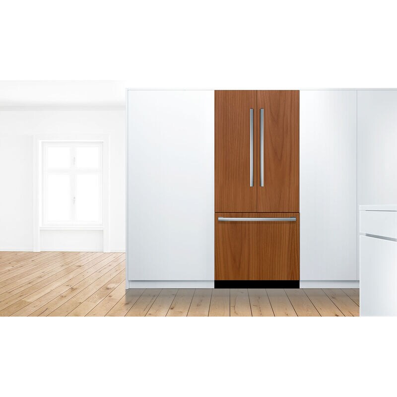Bosch Benchmark 36 in. 19.4 cu. ft. Built-In Smart Counter Depth French Door Refrigerator with Ice Maker - Custom Panel Ready, , hires