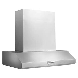 KitchenAid 36 in. Ducted Canopy Pro Style Style Range Hood with 4 Fan Speeds & 2 LED Lights - Stainless Steel, , hires