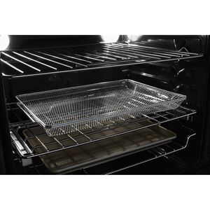 JennAir 30 in. 6.8 cu. ft. Air Fry Convection Oven Slide-In Dual Fuel Range with 5 Sealed Burners - Stainless Steel, , hires