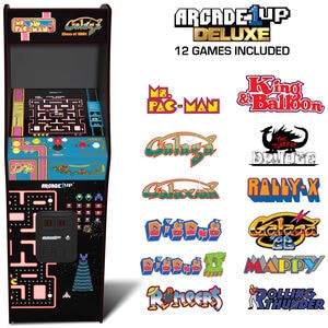 Arcade1Up Ms. PAC-MAN & GALAGA Class of 81 Deluxe Arcade Game, , hires