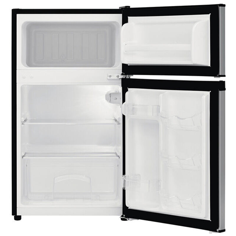 Frigidaire 19 in. 3.1 cu. ft. Mini Fridge with Top Freezer - Silver Mist, , hires