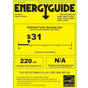 Asko Logic Series 24 in. Top Control Dishwasher with 42 dBa Sound Level, 3rd-Rack, Turbo Combi Drying & Pocket - Stainless Steel, , hires