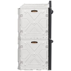 Frigidaire Gallery 30 in. 10.6 cu. ft. Top Control SteamElectric Double Wall Oven with True European Convection - Black Stainless, Black Stainless, hires