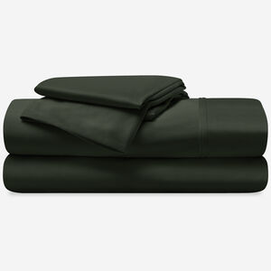 BEDGEAR Dri-Tec Queen Size Sheet Set (Ideal for Adj. Bases) - Forest Green, , hires